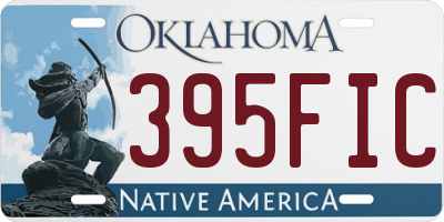 OK license plate 395FIC