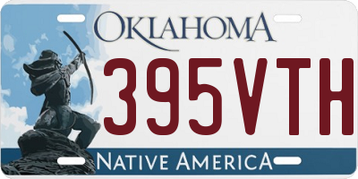 OK license plate 395VTH