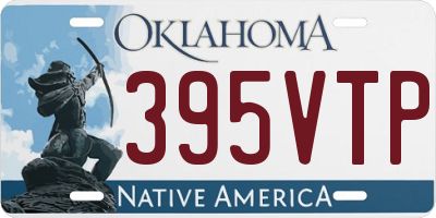 OK license plate 395VTP