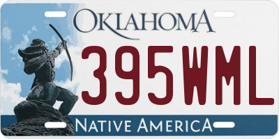 OK license plate 395WML