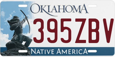 OK license plate 395ZBV