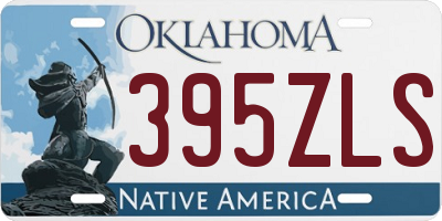 OK license plate 395ZLS