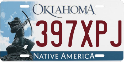 OK license plate 397XPJ