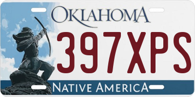 OK license plate 397XPS