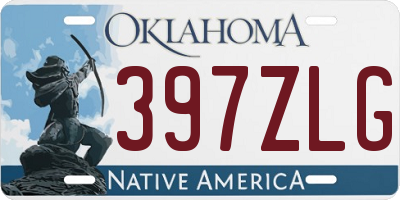 OK license plate 397ZLG