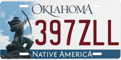 OK license plate 397ZLL