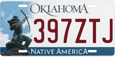 OK license plate 397ZTJ
