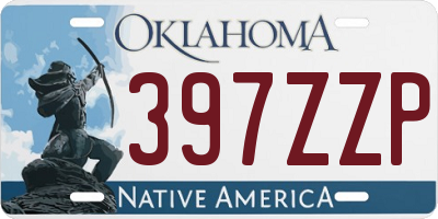 OK license plate 397ZZP