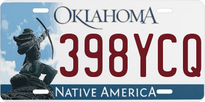 OK license plate 398YCQ