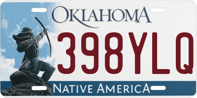 OK license plate 398YLQ