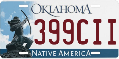 OK license plate 399CII