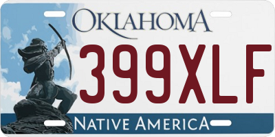 OK license plate 399XLF