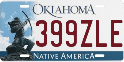 OK license plate 399ZLE
