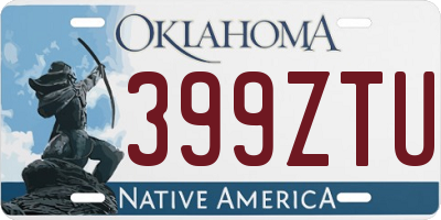 OK license plate 399ZTU