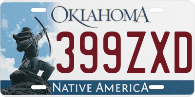 OK license plate 399ZXD