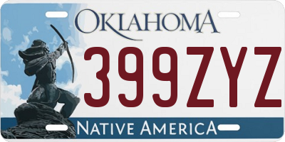 OK license plate 399ZYZ