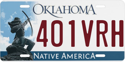 OK license plate 401VRH