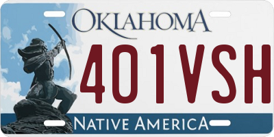 OK license plate 401VSH