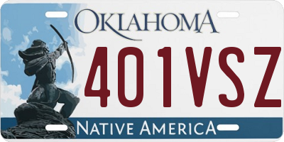 OK license plate 401VSZ