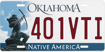 OK license plate 401VTI