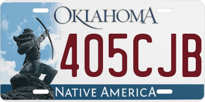 OK license plate 405CJB