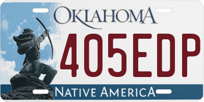OK license plate 405EDP
