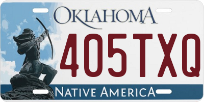 OK license plate 405TXQ