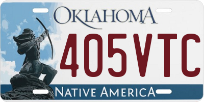 OK license plate 405VTC