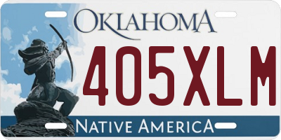 OK license plate 405XLM
