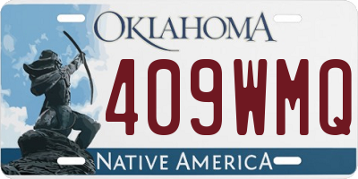 OK license plate 409WMQ