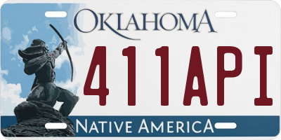 OK license plate 411API