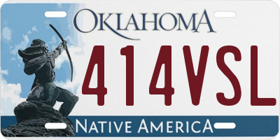 OK license plate 414VSL