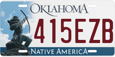 OK license plate 415EZB