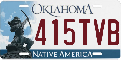 OK license plate 415TVB