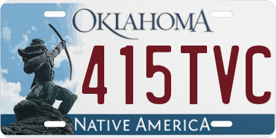 OK license plate 415TVC