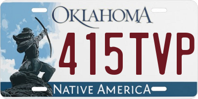 OK license plate 415TVP