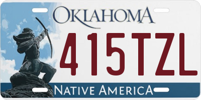 OK license plate 415TZL