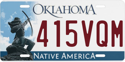OK license plate 415VQM