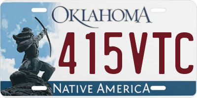 OK license plate 415VTC