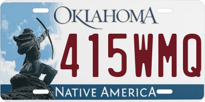 OK license plate 415WMQ