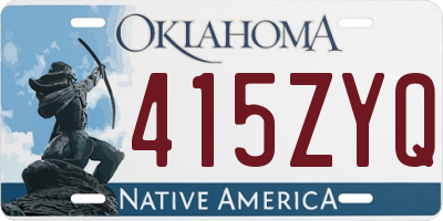 OK license plate 415ZYQ