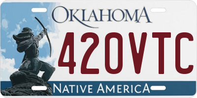 OK license plate 420VTC