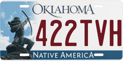 OK license plate 422TVH