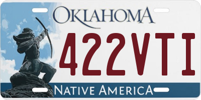 OK license plate 422VTI