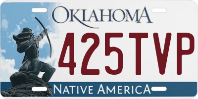OK license plate 425TVP