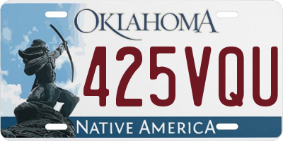 OK license plate 425VQU