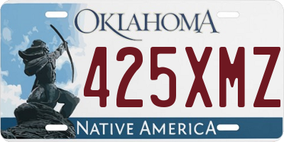 OK license plate 425XMZ