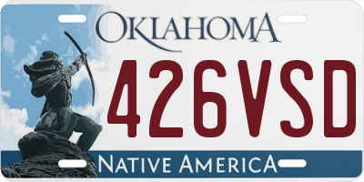 OK license plate 426VSD
