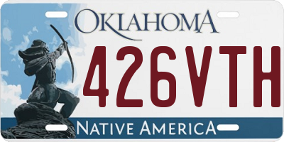 OK license plate 426VTH