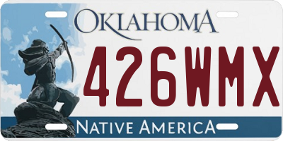 OK license plate 426WMX